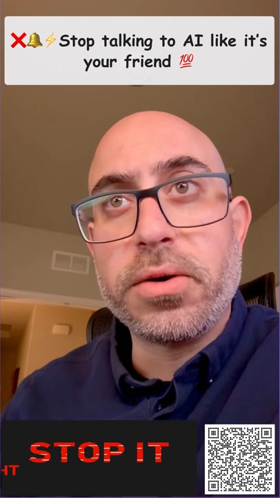 Stop talking to AI like it’s your friend